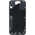 Mid-Frame Housing W/ Charging Port Flex & Small Parts For iPhone 16 Plus (EU / Global Version) (Used OEM Pull: Grade B) (Black)