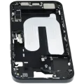 Mid-Frame Housing W/ Charging Port Flex & Small Parts For iPhone 16 Plus (EU / Global Version) (Used OEM Pull: Grade B) (Black)