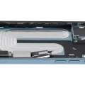 Mid-Frame Housing W/ Charging Port Flex & Small Parts For iPhone 16 Plus (US Version) (Used OEM Pull: Grade A) (Teal)