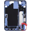 Mid-Frame Housing W/ Charging Port Flex & Small Parts For iPhone 16 Plus (US Version) (Used OEM Pull: Grade A) (Ultramarine)