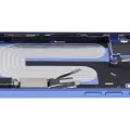 Mid-Frame Housing W/ Charging Port Flex & Small Parts For iPhone 16 Plus (US Version) (Used OEM Pull: Grade A) (Ultramarine)
