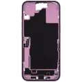 Mid-Frame Housing W/ Charging Port Flex & Small Parts For iPhone 16 Plus (US Version) (Used OEM Pull: Grade B) (Pink)
