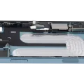 Mid-Frame Housing W/ Charging Port Flex & Small Parts For iPhone 16 Plus (US Version) (Used OEM Pull: Grade B) (Teal)