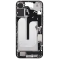 Mid-Frame Housing W/ Charging Port Flex & Small Parts For iPhone 16 Plus (US Version) (Used OEM Pull: Grade C) (White)