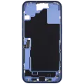 Mid-Frame Housing W/ Charging Port Flex & Small Parts For iPhone 16 Plus (US Version) (Used OEM Pull: Grade C) (Ultramarine)