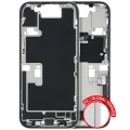 Середня рамка зі шлейфом зарядки й дрібними деталями для iPhone 16 Pro (EU / Global Version) (Used OEM Pull: Grade A) (White Titanium)