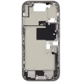 Mid-Frame Housing W/ Charging Port Flex & Small Parts For iPhone 16 Pro (EU / Global Version) (Used OEM Pull: Grade B) (Natural Titanium)