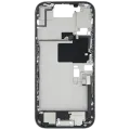 Mid-Frame Housing W/ Charging Port Flex & Small Parts For iPhone 16 Pro (EU / Global Version) (Used OEM Pull: Grade B) (White Titanium)