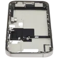 Mid-Frame Housing W/ Charging Port Flex & Small Parts For iPhone 16 Pro (US Version) (Used OEM Pull: Grade A) (Natural Titanium)