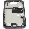 Mid-Frame Housing W/ Charging Port Flex & Small Parts For iPhone 16 Pro (US Version) (Used OEM Pull: Grade B) (Black Titanium)