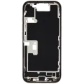 Mid-Frame Housing W/ Charging Port Flex & Small Parts For iPhone 16 Pro (US Version) (Used OEM Pull: Grade C) (Natural Titanium)