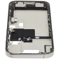 Mid-Frame Housing W/ Charging Port Flex & Small Parts For iPhone 16 Pro (US Version) (Used OEM Pull: Grade C) (Natural Titanium)