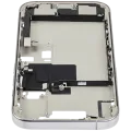 Mid-Frame Housing W/ Charging Port Flex & Small Parts For iPhone 16 Pro (US Version) (Used OEM Pull: Grade C) (White Titanium)