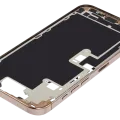 Середня рамка зі шлейфом зарядки й дрібними деталями для iPhone 16 Pro Max (EU / Global Version) (Used OEM Pull: Grade A) (Desert Titanium)