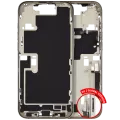 Середня рамка зі шлейфом зарядки й дрібними деталями для iPhone 16 Pro Max (EU / Global Version) (Used OEM Pull: Grade A) (Natural Titanium)