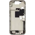 Середня рамка зі шлейфом зарядки й дрібними деталями для iPhone 16 Pro Max (EU / Global Version) (Used OEM Pull: Grade A) (Natural Titanium)