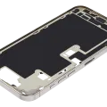 Середня рамка зі шлейфом зарядки й дрібними деталями для iPhone 16 Pro Max (EU / Global Version) (Used OEM Pull: Grade A) (Natural Titanium)