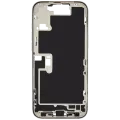 Mid-Frame Housing W/ Charging Port Flex & Small Parts For iPhone 16 Pro Max (EU / Global Version) (Used OEM Pull: Grade A) (White Titanium)