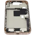 Mid-Frame Housing W/ Charging Port Flex & Small Parts For iPhone 16 Pro Max (EU / Global Version) (Used OEM Pull: Grade B) (Desert Titanium)