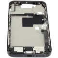 Mid-Frame Housing W/ Charging Port Flex & Small Parts For iPhone 16 Pro Max (EU / Global Version) (Used OEM Pull: Grade C) (Black Titanium)