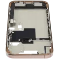 Mid-Frame Housing W/ Charging Port Flex & Small Parts For iPhone 16 Pro Max (EU / Global Version) (Used OEM Pull: Grade C) (Desert Titanium)