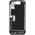 Mid-Frame Housing W/ Charging Port Flex & Small Parts For iPhone 16 Pro Max (US Version) (Used OEM Pull: Grade A) (Black Titanium)