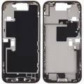 Mid-Frame Housing W/ Charging Port Flex & Small Parts For iPhone 16 Pro Max (US Version) (Used OEM Pull: Grade B) (Desert Titanium)