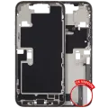 Mid-Frame Housing W/ Charging Port Flex & Small Parts For iPhone 16 Pro Max (US Version) (Used OEM Pull: Grade B) (Natural Titanium)