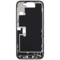 Mid-Frame Housing W/ Charging Port Flex & Small Parts For iPhone 16 Pro Max (US Version) (Used OEM Pull: Grade B) (White Titanium)