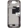 Mid-Frame Housing W/ Charging Port Flex & Small Parts For iPhone 16 Pro Max (US Version) (Used OEM Pull: Grade C) (Desert Titanium)