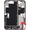 Mid-Frame Housing W/ Charging Port Flex & Small Parts For iPhone 16 Pro Max (US Version) (Used OEM Pull: Grade C) (Natural Titanium)