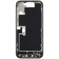 Mid-Frame Housing W/ Charging Port Flex & Small Parts For iPhone 16 Pro Max (US Version) (Used OEM Pull: Grade C) (Natural Titanium)