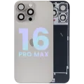 Back Glass w/ MagSafe Magnet & NFC & Flashlight Flex For iPhone 16 Pro Max (Service Pack) (Natural Titanium)