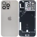 Back Glass w/ MagSafe Magnet & NFC & Flashlight Flex For iPhone 16 Pro Max (Service Pack) (Natural Titanium)