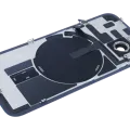 Back Glass w/ MagSafe Magnet & NFC & Flashlight Flex For iPhone 14 (Service Pack) (Midnight)