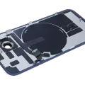 Back Glass w/ MagSafe Magnet & NFC & Flashlight Flex For iPhone 14 (Service Pack) (Midnight)