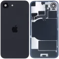 Back Glass w/ Wireless NFC Charging Flex & Flashlight Flex For iPhone 16e (Service Pack) (Black)