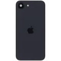 Back Glass w/ Wireless NFC Charging Flex & Flashlight Flex For iPhone 16e (Service Pack) (Black)