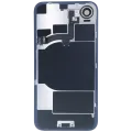 Back Glass w/ Wireless NFC Charging Flex & Flashlight Flex For iPhone 16e (Service Pack) (Black)