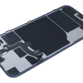 Back Glass w/ Wireless NFC Charging Flex & Flashlight Flex For iPhone 16e (Service Pack) (Black)