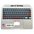 Top Case with Keyboard (ANSI US) For MacBook Air 13" A2337 (2020) (Genuine OEM) (Silver)