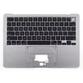 Top Case with Battery and Keyboard (ANSI US) For MacBook Air 13" A2681 (2022) (Genuine OEM) (Space Gray)