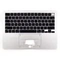 Top Case with Battery and Keyboard (ANSI US) For MacBook Air 13" A2681 (2022) (Genuine OEM) (Silver)