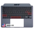 Top Case with Keyboard (ANSI US) For MacBook Air 13" A2681 (2022) (Genuine OEM) (Midnight)