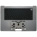 Top Case with Battery and Keyboard (ANSI US) For MacBook Pro 16" A2780 (2023) (Genuine OEM) (Space Gray)