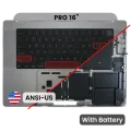 Top Case with Battery and Keyboard (ANSI US) For MacBook Pro 16" A2780 (2023) (Genuine OEM) (Space Gray)