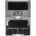 Top Case with Battery and Keyboard (ANSI US) For MacBook Pro 16" A2780 (2023) (Genuine OEM) (Silver)