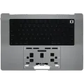 Top Case with Battery and Keyboard (ANSI US) For MacBook Pro 16" A2780 (2023) (Genuine OEM) (Silver)