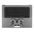 Top Case with Battery and Keyboard (ANSI US) For MacBook Pro 16" A2991 (2023) (Genuine OEM) (Space Gray)