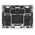 Top Case with Battery and Keyboard (ANSI US) For MacBook Pro 16" A2991 (2023) (Genuine OEM) (Silver)